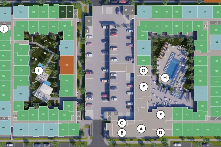 3D rendering site map example